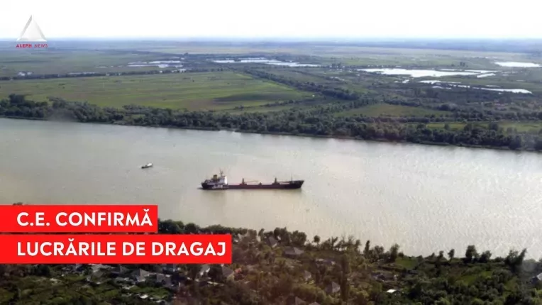 Ambasada Ucrainei in Romania confirma executarea unor lucrari de dragare