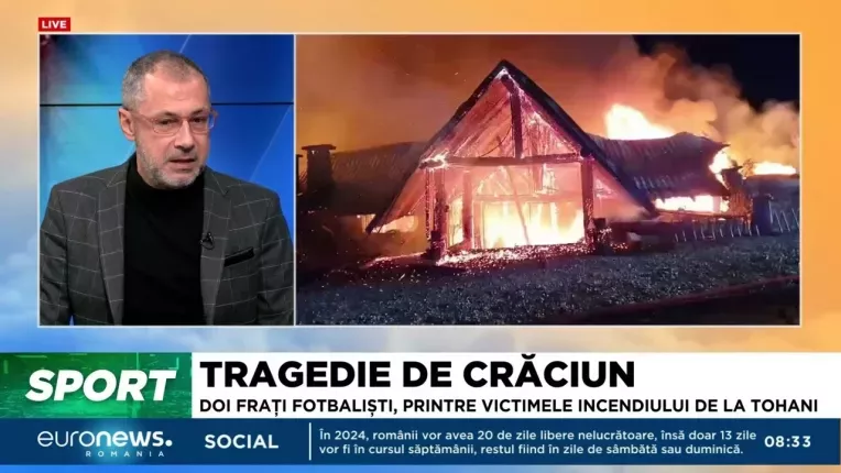 Doi frati fotbalisti si tatal lor, printre victimele incendiului de la Ferma Dacilor, din Tohani