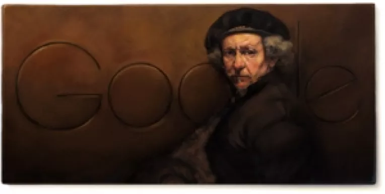 Google  il omagiaza pe Rembrandt, la 407 ani de la nasterea marelui pictor