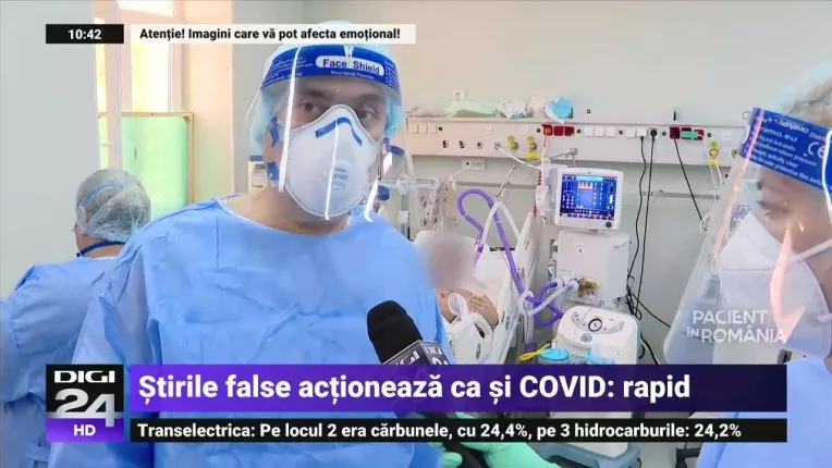 Informatiile false ucid: "Un fake-news de 5 minute distruge ce spune un medic 30 de minute"