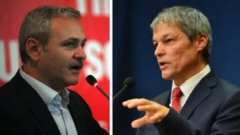 Jubilatie in media pe tema meciului Ciolos-Dragnea din Parlament