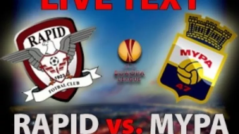 Prima mansa a turului doi preliminar al Ligii Europa: Rapid a invins MyPa cu  3 - 1