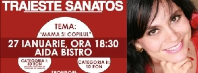 Prof. dr. Radu Vladareanu si dr. Simona Vladareanu, invitati speciali la conferinta Traieste Sanatos cu Simona!