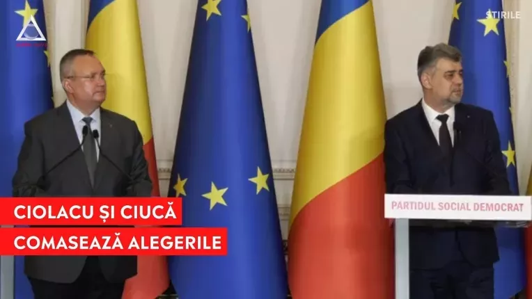 PSD si PNL comaseaza alegerile. Declaratiile lui Marcel Ciolacu si Nicolae Ciuca