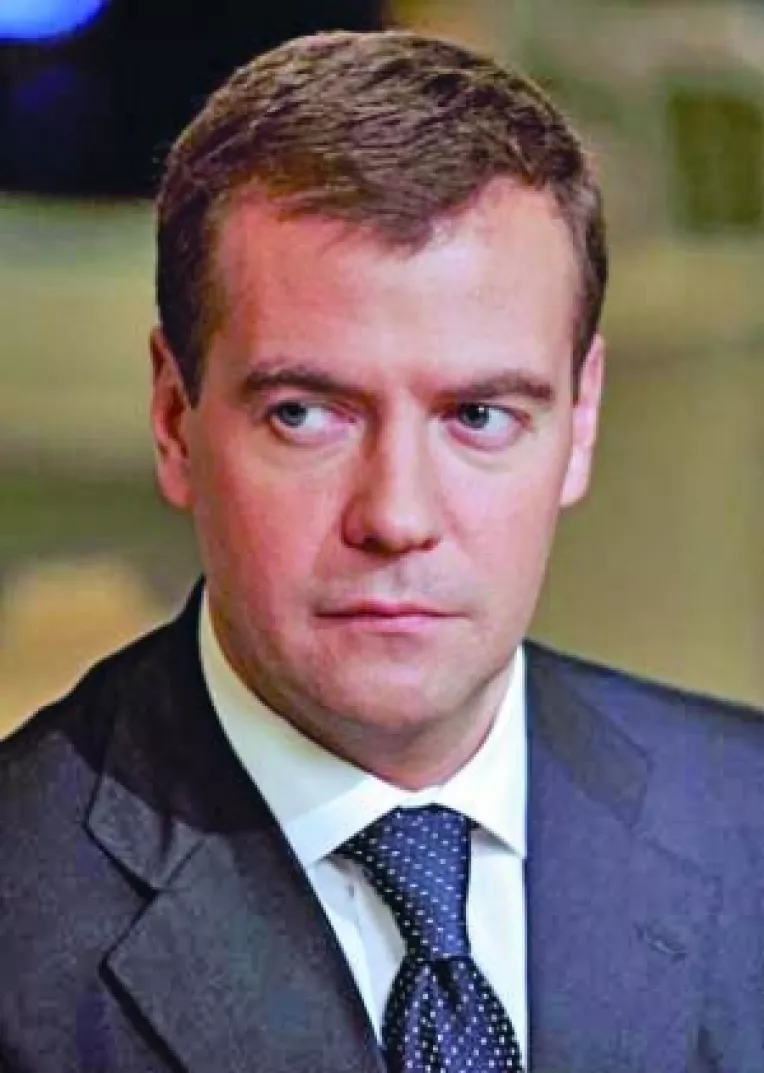 Voronin, sustinut de Medvedev